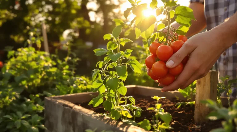 Au potager : mettre cette plante entre vos tomates est obligatoire, voici pourquoi Au potager : mettre cette plante entre vos tomates est obligatoire, voici pourquoi