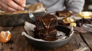Brownie healthy express : 4 ingrédients du placard, zéro farine et un chocolat intense ultra fondant