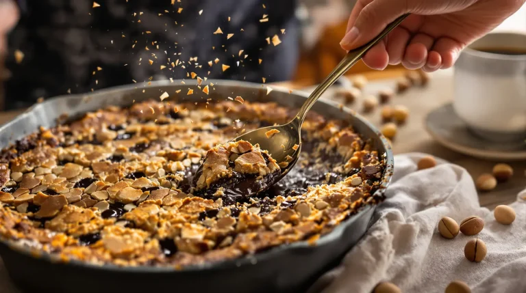 C'est la nouvelle recette qui fait fureur cet hiver : le gâteau noisettes-chocolat à la croûte ultra craquante (et vraiment facile)