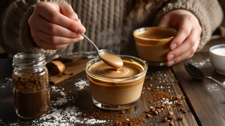 Crème dessert minute au café : une pause fondante et veloutée qui transforme le goûter, sans œuf