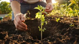Il enterre ses plants de tomates jusqu’au cou : ce qui pousse sous terre explique tout leur goût