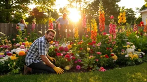 J’ai planté ces 3 variétés mi-avril : en mai, mes voisins croyaient mon massif installé depuis des années