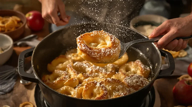 Mardi Gras : la recette ultra facile de ma belle-mère pâtissière pour des beignets aux pommes ultra aériens et savoureux Mardi Gras : la recette ultra facile de ma belle-mère pâtissière pour des beignets aux pommes ultra aériens et savoureux