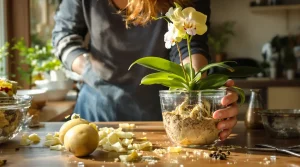 Orchidée : obtenez une floraison spectaculaire rapidement avec une pomme de terre, voici pourquoi
