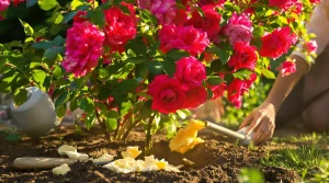 Rosiers : oubliez les engrais chimiques, ce déchet de cuisine booste vraiment vos fleurs