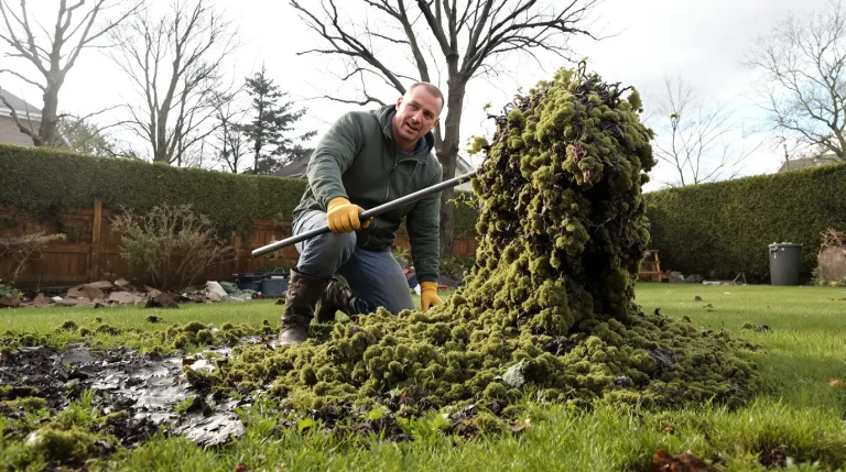 Votre pelouse est envahie de mousse après l’hiver ? Le geste tout simple que les paysagistes appliquent toujours